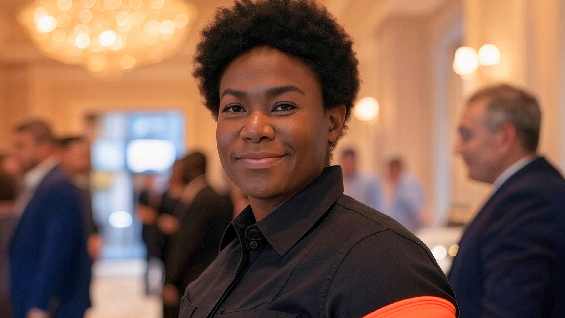 Agent d'accueil lors d'événement